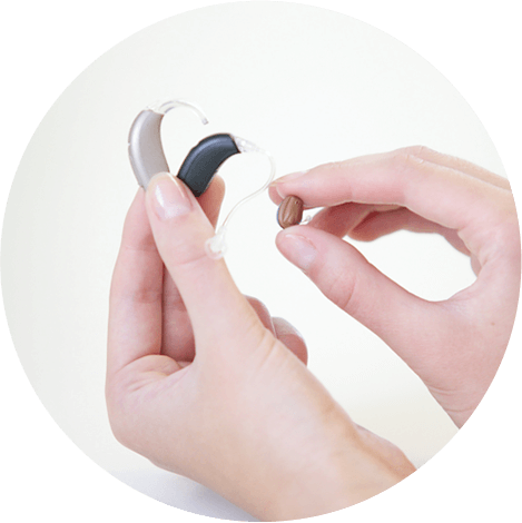 補聴器外来にて補聴器を検討